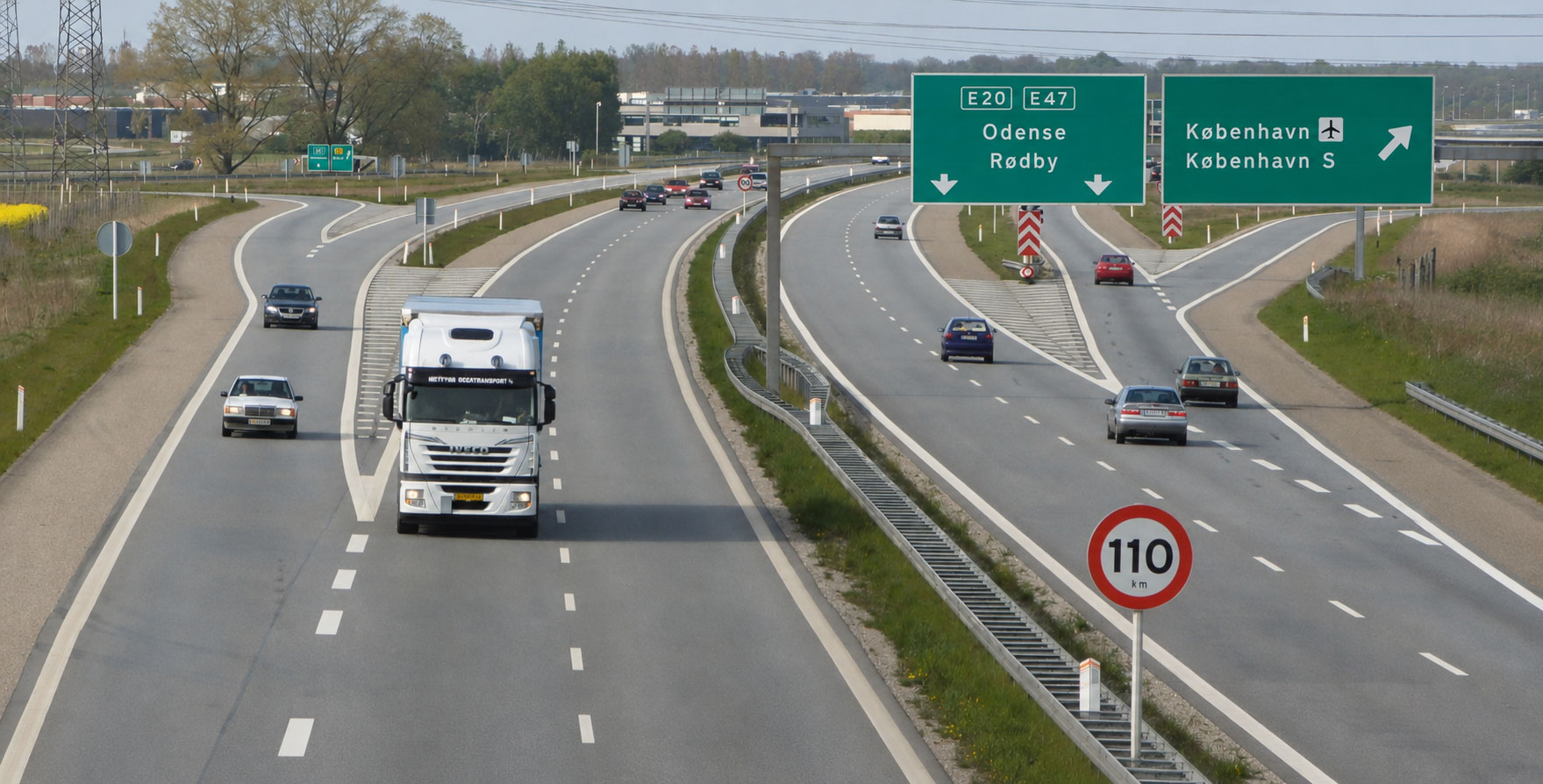 Motorway access near Blue House Copenhagen